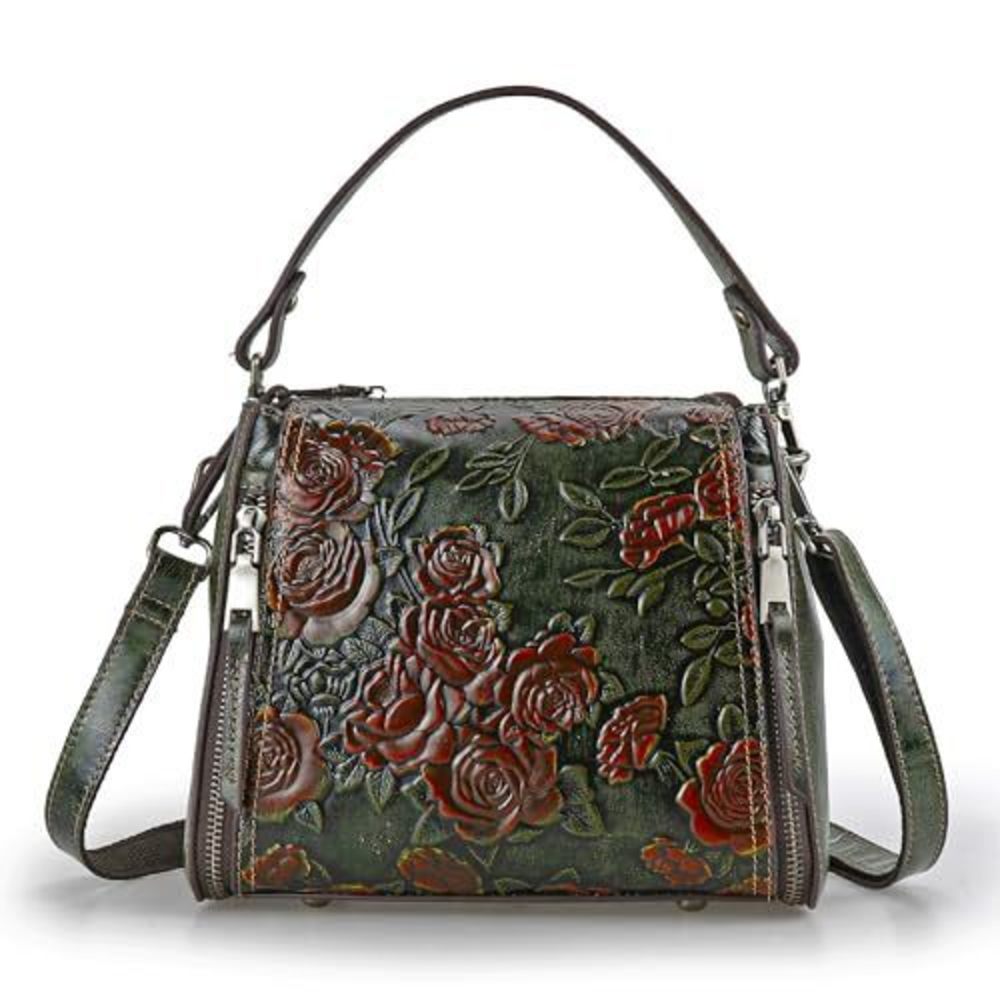 Chic Crossbody Satchel For Textured Top Handle Bag Purses Vintage Satchels Bag